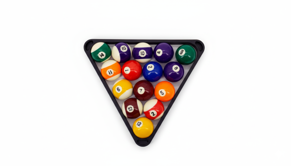 Треугольник 57.2 мм "Rasson" (черный пластик, 9 мм)