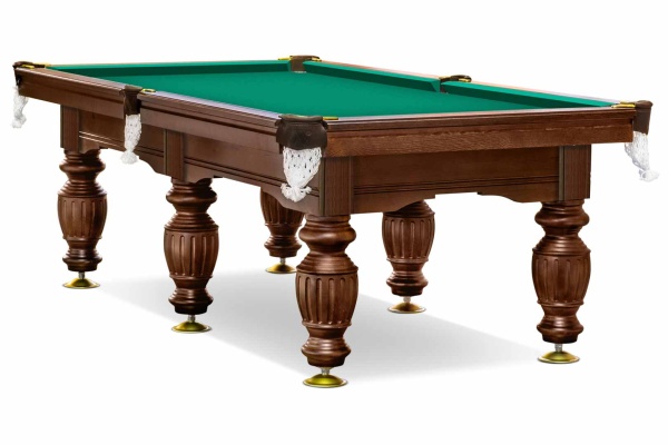 Бильярдный стол для русской пирамиды "Свирь" (8 футов, шары 60мм, сланец 25мм, борт ясень)