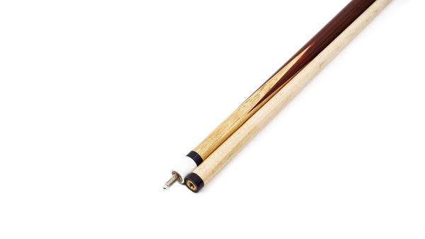 Двухсоставной бильярдный кий для русской пирамиды Classic "W-6017" (коричневый)