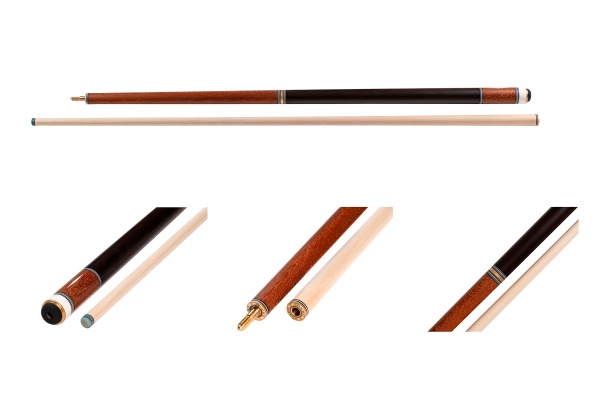 Кий / пирамида 2-pc "Supernova Enjoy" (граб, черный граб, шелковое дерево), с удлинителем