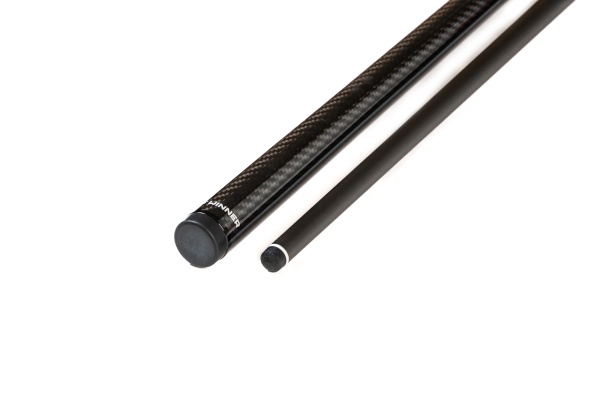 Двухсоставной бильярдный кий для русской пирамиды Weekend "Winner Carbon 010" (черный)