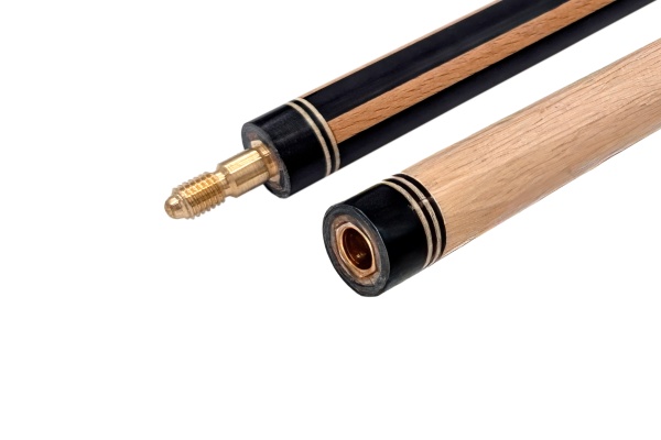 Двухсоставной бильярдный кий для русской пирамиды "Vantex" (черный граб, бук, граб) корона