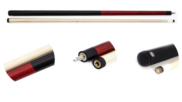 Двухсоставной бильярдный кий для русской пирамиды Classic "WBC-R" (красный)