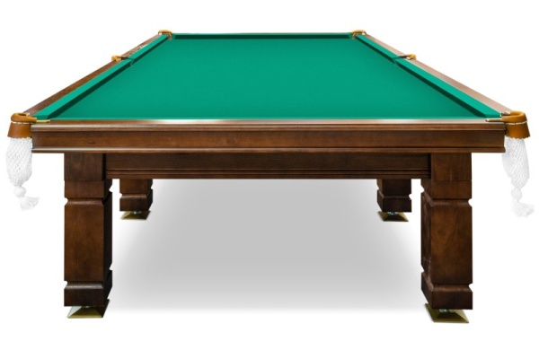 Бильярдный стол для русской пирамиды Weekend "Hardy" (12 футов, сланец 25мм) коричневый, борт ясень