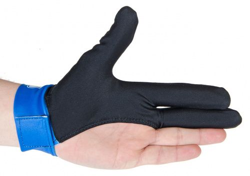 Перчатка бильярдная «Renzline» (черно-синяя)