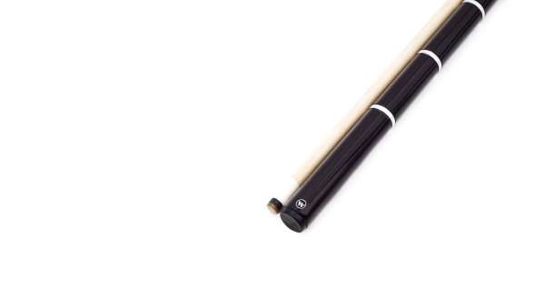 Двухсоставной бильярдный кий для русской пирамиды Classic "W-6021" (черный)