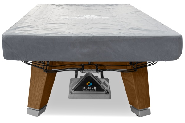 Стол / пул "Rasson Acurra" 9 ф (коричневый, сланец 25 мм) в комплекте с плитой, аксессуары + сукно