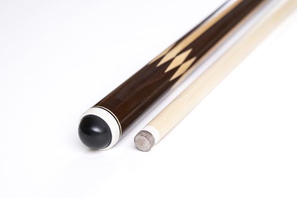 Двухсоставной бильярдный кий для русской пирамиды "Vantex" (термоясень, бук, граб) корона