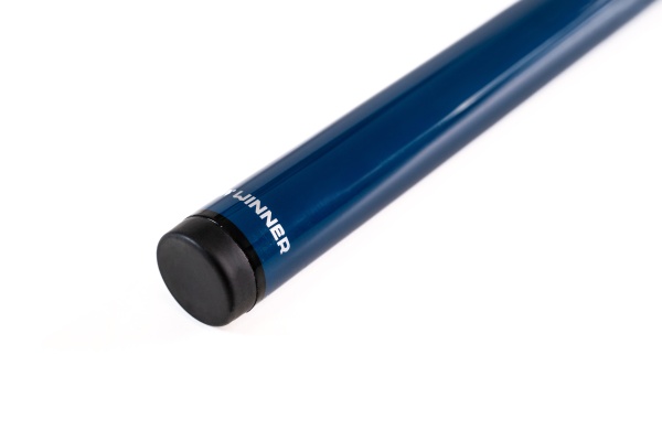 Цельный бильярдный кий для русской пирамиды Weekend "Winner Carbon" (сине-черный)