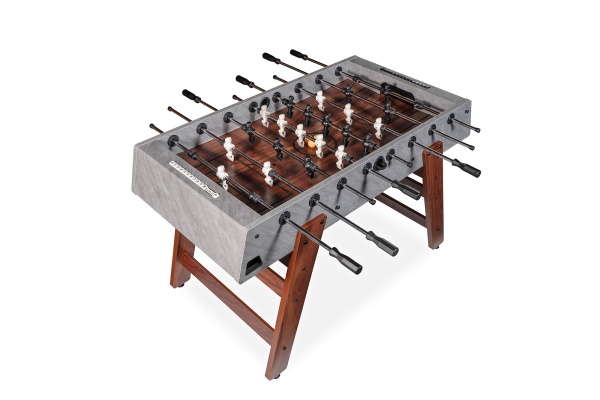 Игровой стол - футбол "Japandi" серо-коричневый