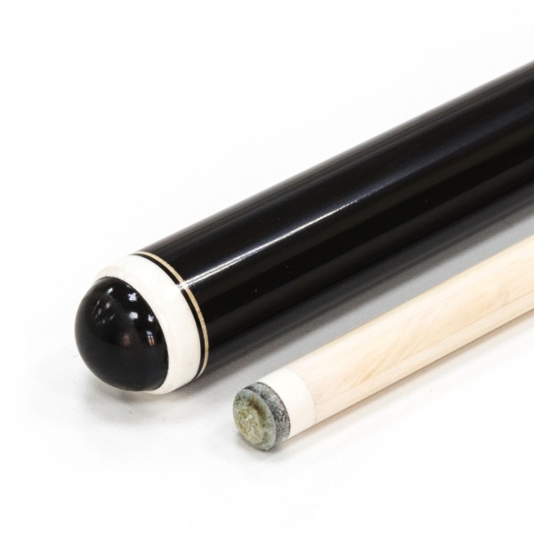 Двухсоставной бильярдный кий для русской пирамиды "Vantex" (черный граб, дебито, граб) корона