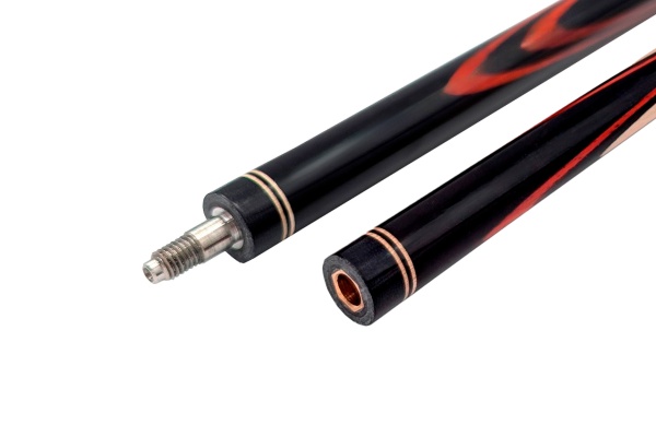 Двухсоставной бильярдный кий для русской пирамиды "Vantex Орион 2" (черный граб, падук, граб)