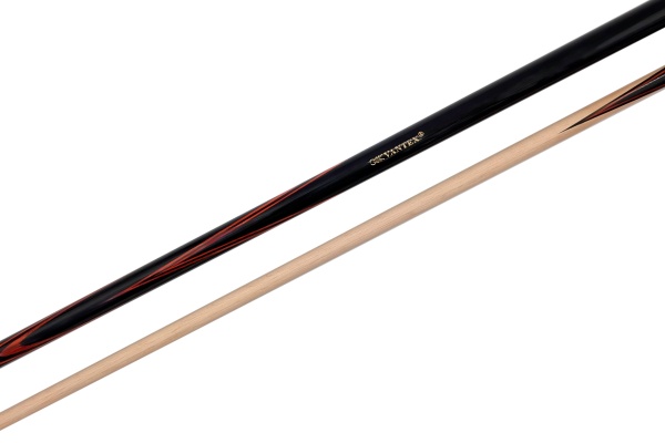 Двухсоставной бильярдный кий для русской пирамиды "Vantex Орион 2" (черный граб, падук, граб)