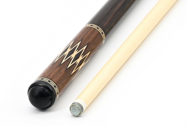 Двухсоставной бильярдный кий для русской пирамиды "Vantex" (макасар, термоясень, граб)