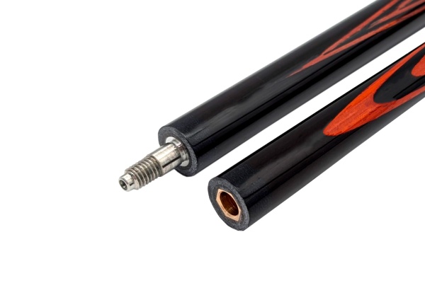 Двухсоставной бильярдный кий для русской пирамиды "Vantex Классика" (чёрный граб, граб)