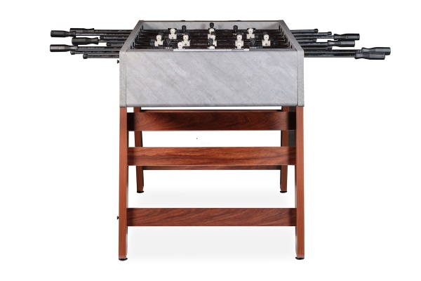 Игровой стол - футбол "Japandi" серо-коричневый